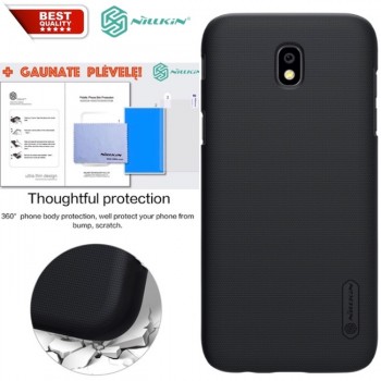 Juodas Frosted shield serijos dėklas + plėvelė Nillkin (GALAXY J5 2017)